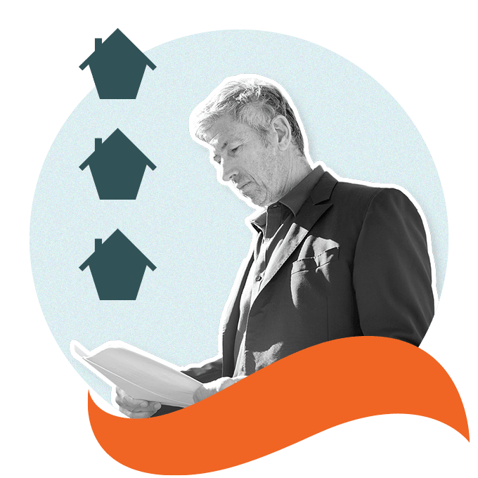 Man reading documents