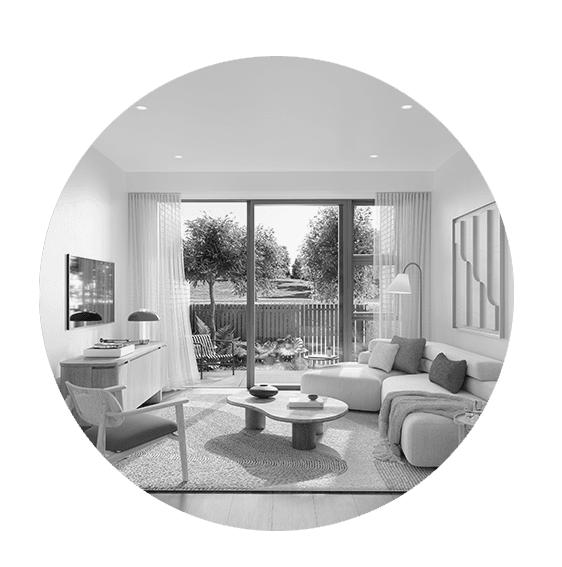 Olympus apartment lounge